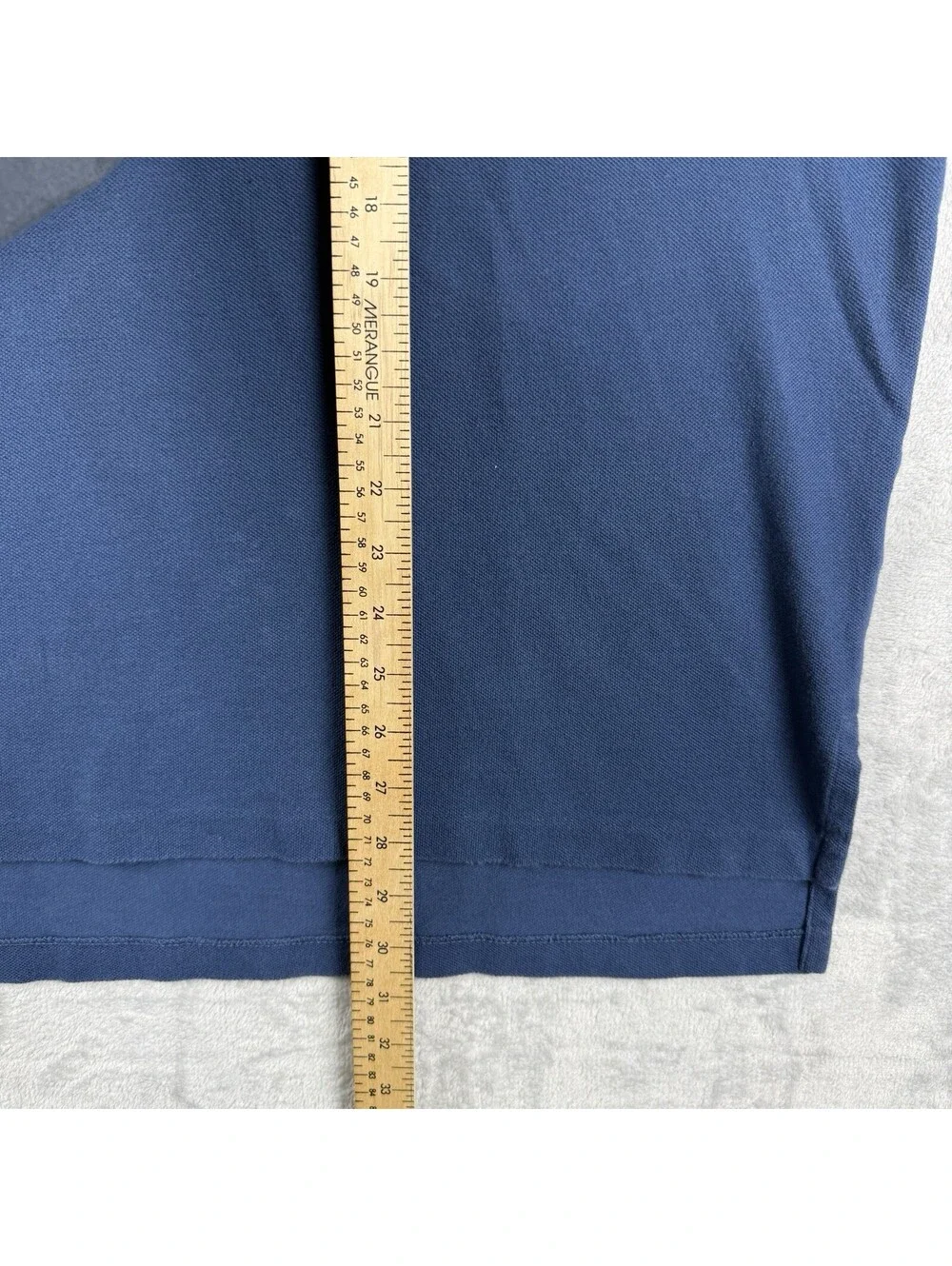 VTG Polo Ralph Lauren Mens XL Blue Polo Shirt Pony Logo Cotton Pique Preppy Golf